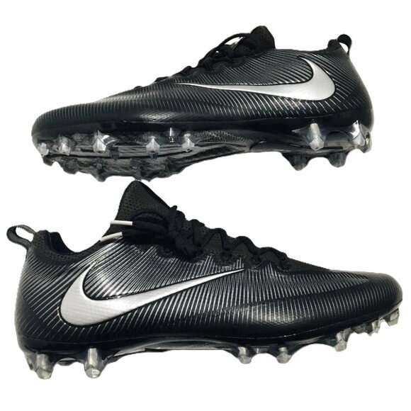 Nike Vapor Untouchable Pro Football Cleats Black Silver Men’s Size 16 (833385-00 - Picture 1 of 5